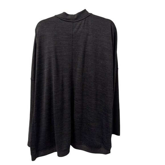 90 Degree by Reflex Gray Open-Front Cardigan Sweater With Pockets Sz 2X - Picture 7 of 12